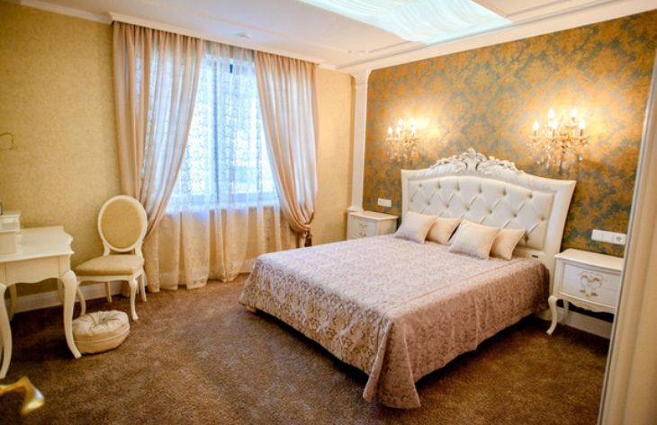 Romantikus hálószoba kialakítás