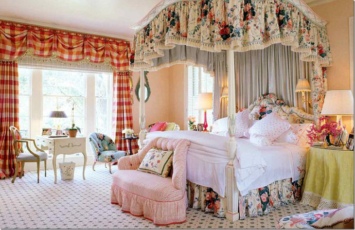 Romantikus hálószoba kialakítás