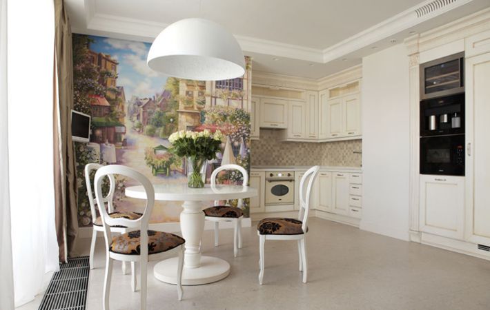 Hogyan helyezzünk el gyönyörű csillárokat a konyhában