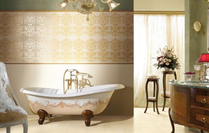 Rokokó fürdőszoba