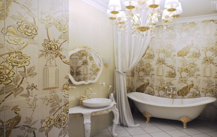 Rokokó fürdőszoba