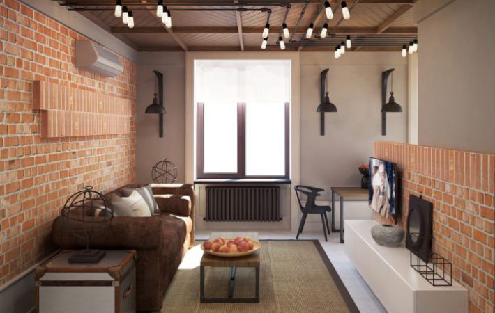 Lakás lányoknak loft stílusban