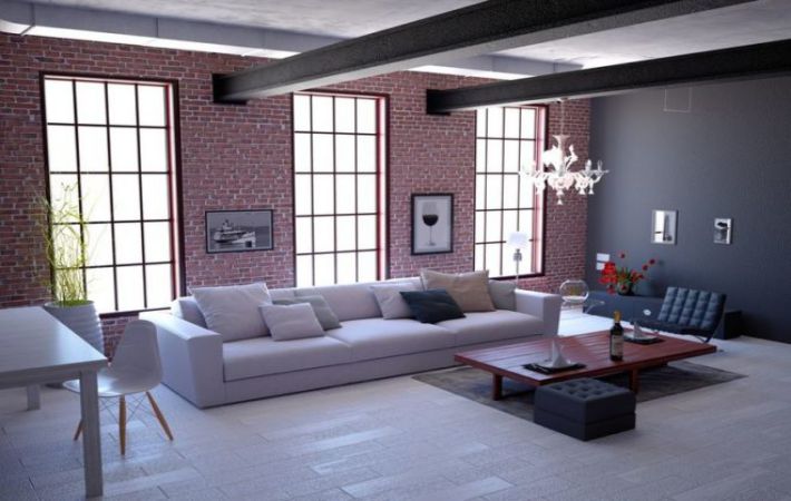 Lakás lányoknak loft stílusban