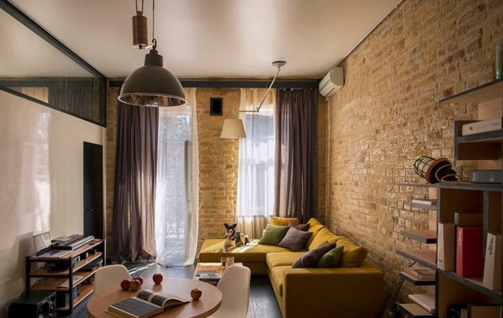 Lakás lányoknak loft stílusban