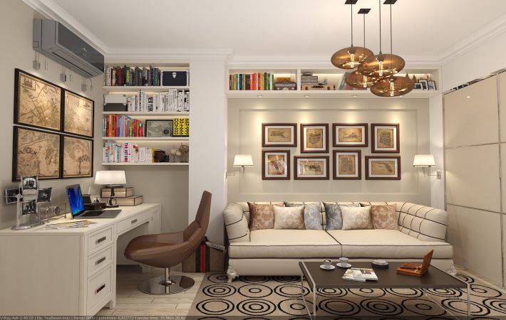 Tippek a vendégszoba irodával díszítéséhez