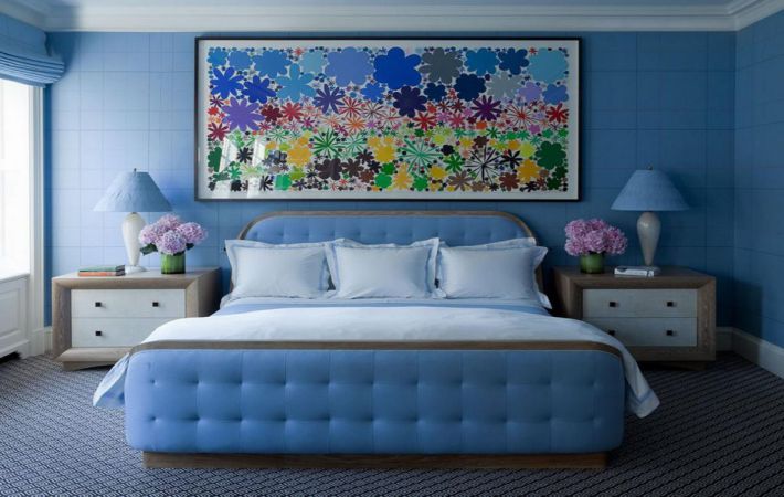 Hogyan használjuk a kék árnyalatait a belső térben