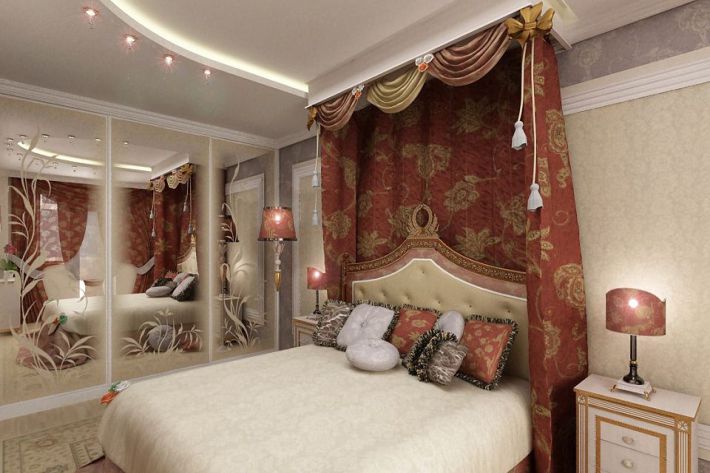 Perzsa stílusú hálószoba