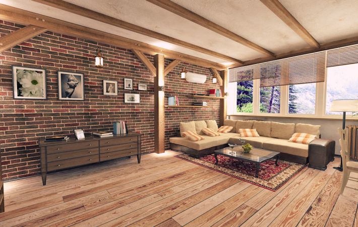 Nappali fa díszítőelem