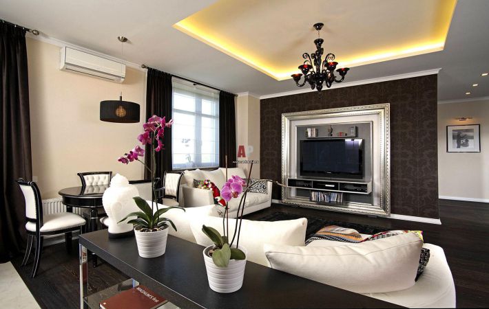 Fúziós stílusú belső tér