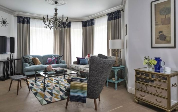 Fúziós stílusú belső tér