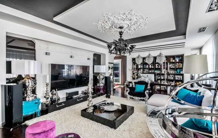 Fúziós stílusú belső tér