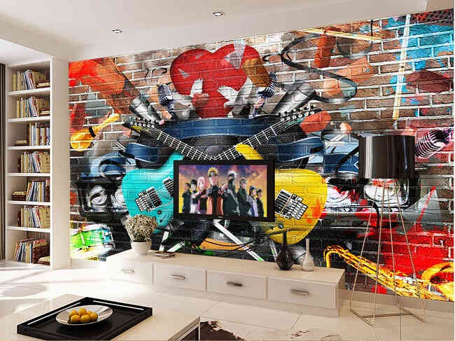 Graffiti a belső térben