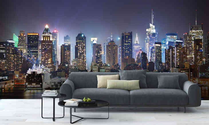 A fotótapéta használata a belső térben