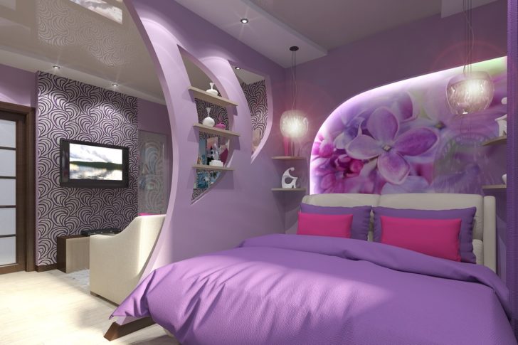 Gyermek és felnőtt hálószoba egy szobában