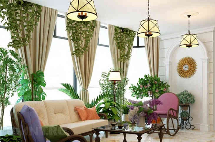 Hogyan lehet a nappalit üvegházzá alakítani