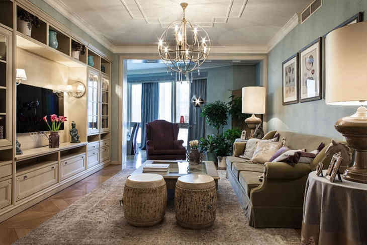 Amerikai stílus a belső térben