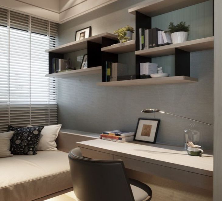 Munkahely kialakítása a hálószobában 