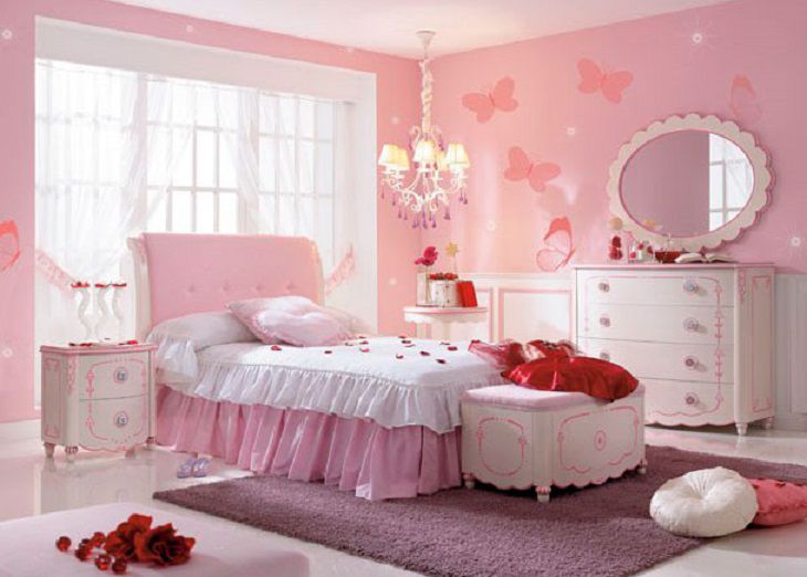 Romantikus hálószoba kialakítás