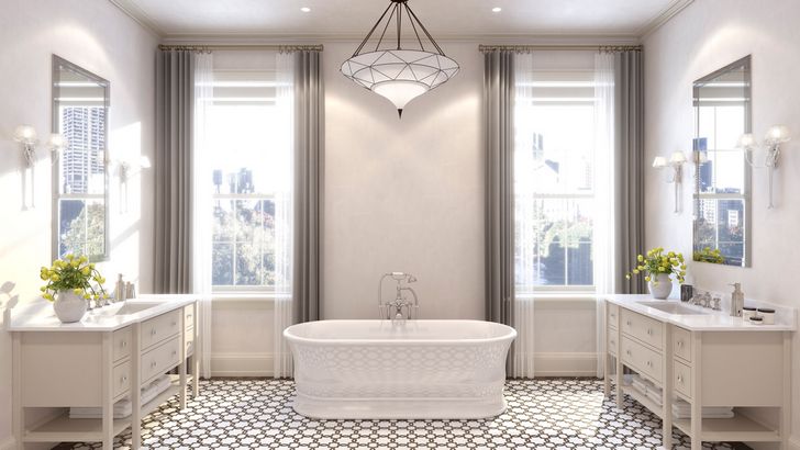 Ablak a fürdőszobában