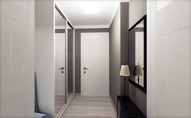 3 fő szabály a keskeny folyosó felszerelésére