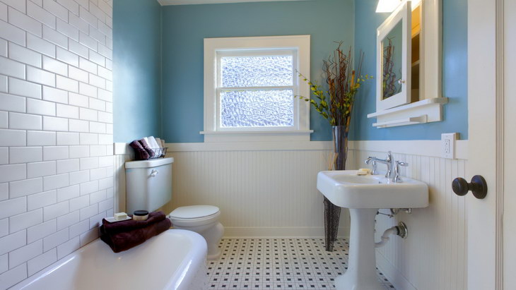 Fürdőszoba falai: 4 legalkalmasabb bevonat