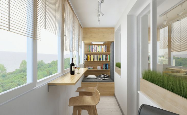 Tippek loggiák és erkélyek díszítéséhez