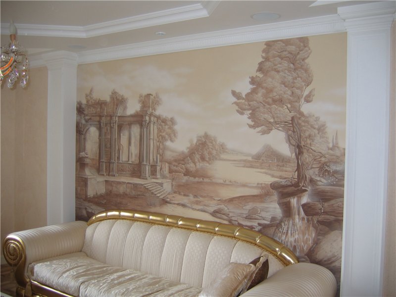 A falak művészeti festése