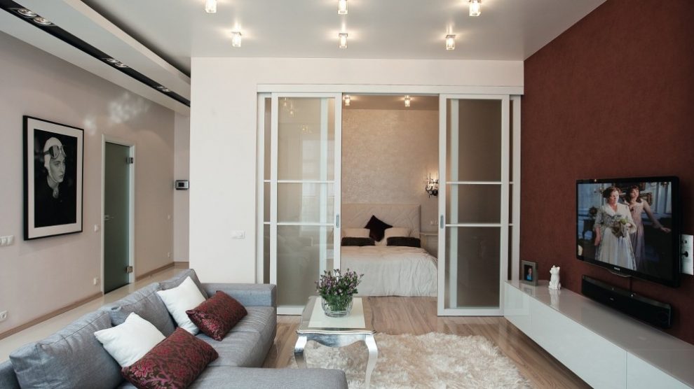 Lehetőségek a nappali és a hálószoba kombinálására