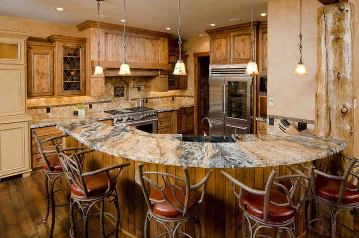 Rusztikus stílus a konyhában