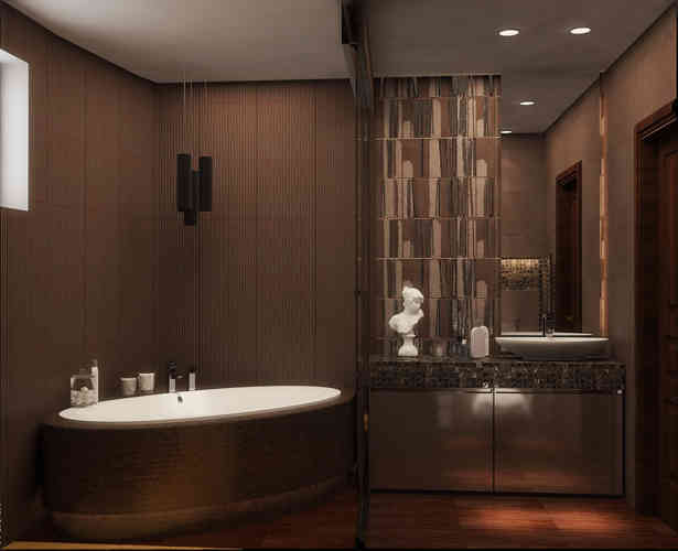 Fúziós fürdőszoba