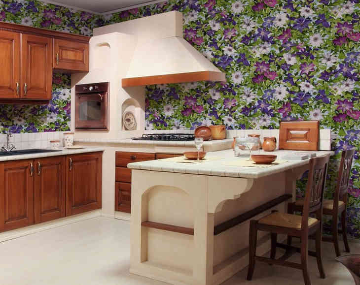 A konyhai tapéta kiválasztása