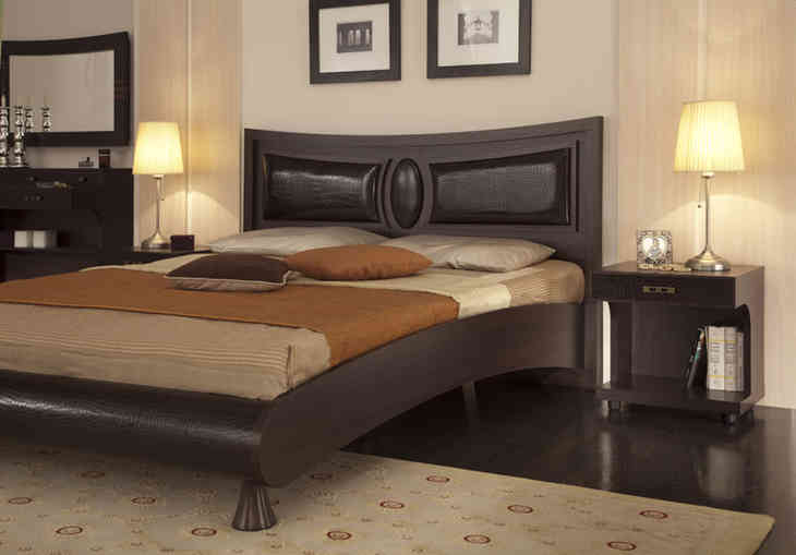 Wenge stílusú hálószobabútor