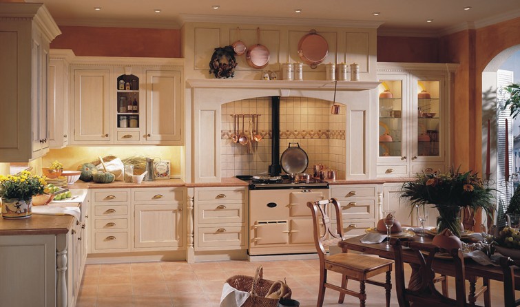 Angol stílusú konyhabelső