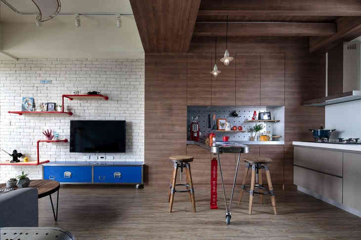 Ipari stílus a belső térben