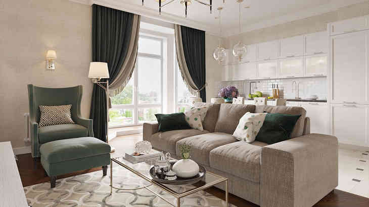 Amerikai stílus a belső térben