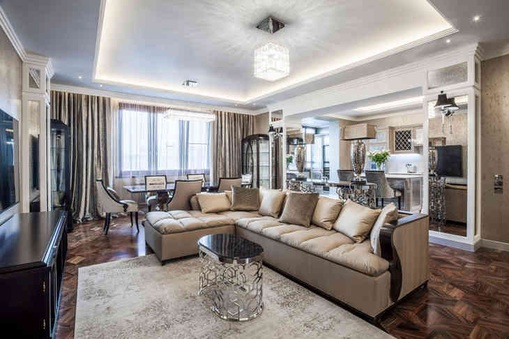 Amerikai stílus a belső térben