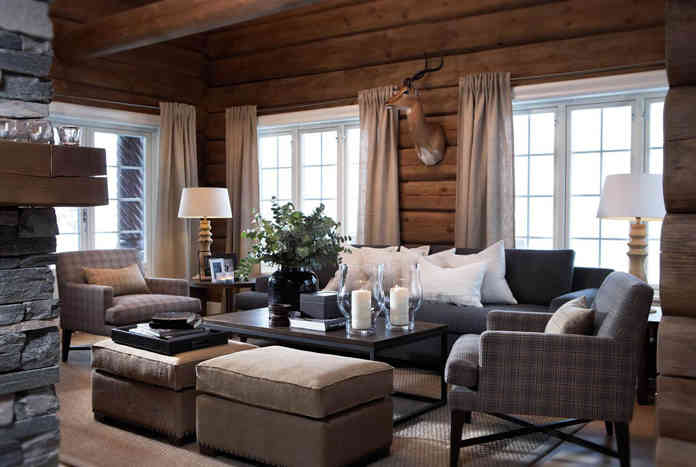 Faház stílus a belső térben