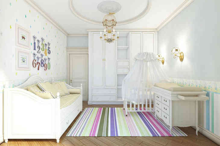 Fehér szín a belső térben