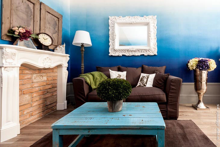 Ombre hatás - a lakás eredeti belseje