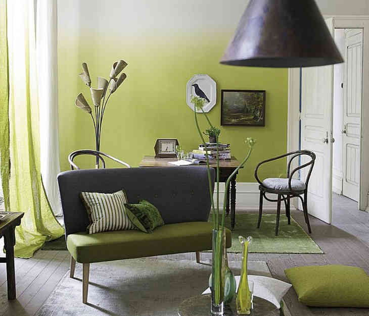 Ombre hatás - a lakás eredeti belseje