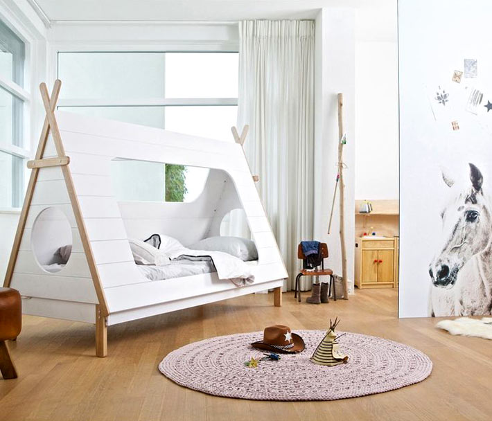 Kreatív házak gyerekágyból