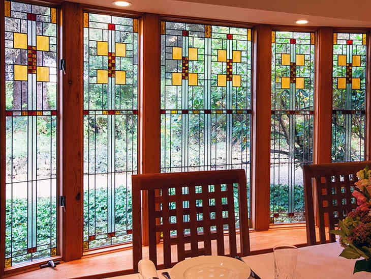 Ólomüveg - kiváló fénypont a belső térben