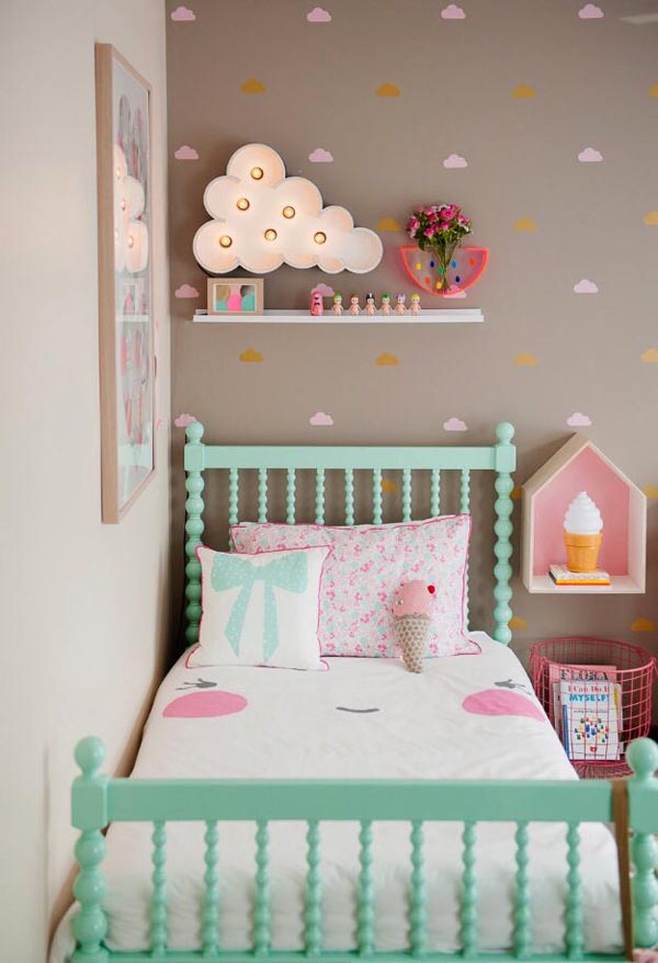 Kiemelő fal a gyerekszoba kialakításában