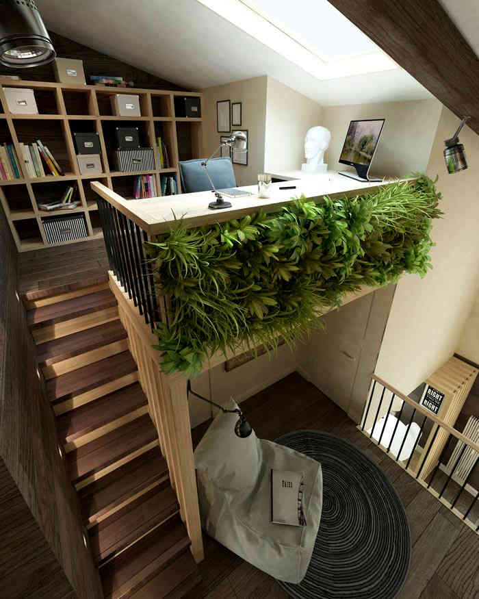 A lakás belsejének függőleges kertészkedése