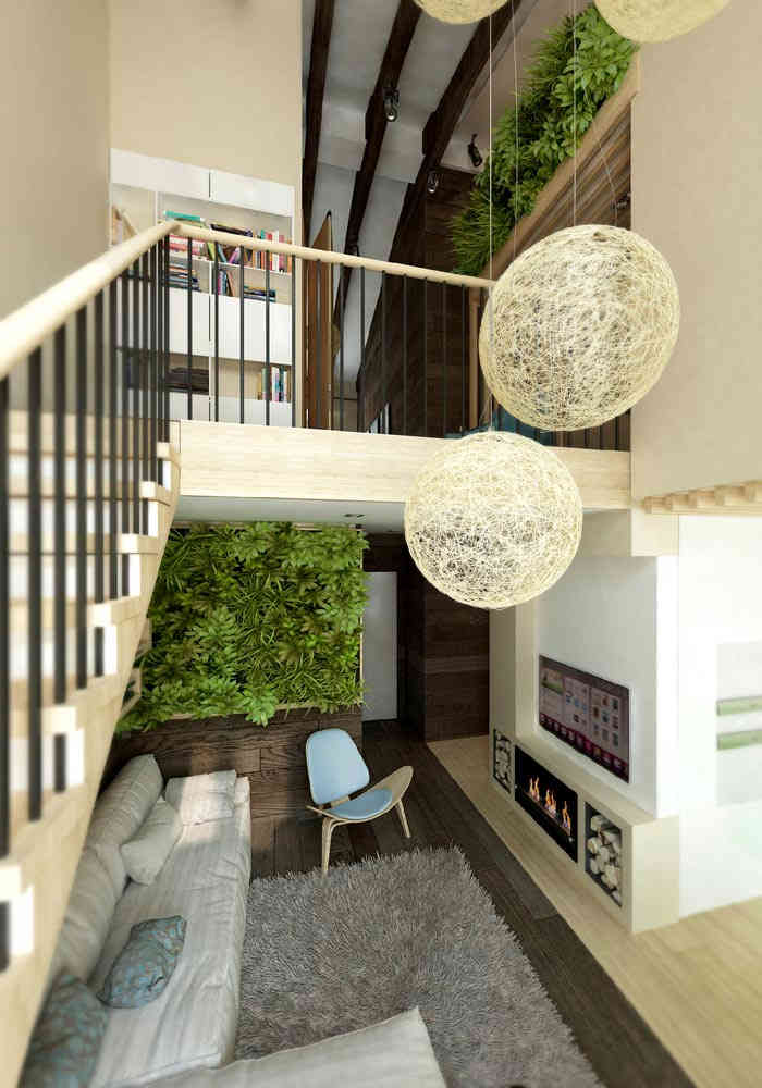 A lakás belsejének függőleges kertészkedése