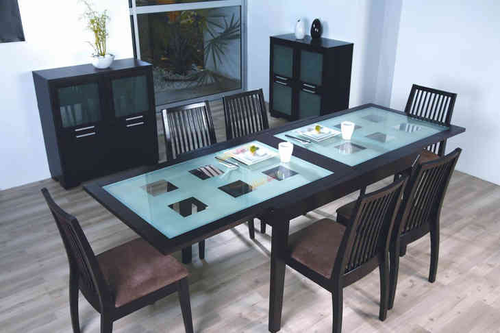 Szokatlan üveg konyhai asztalok tervezése