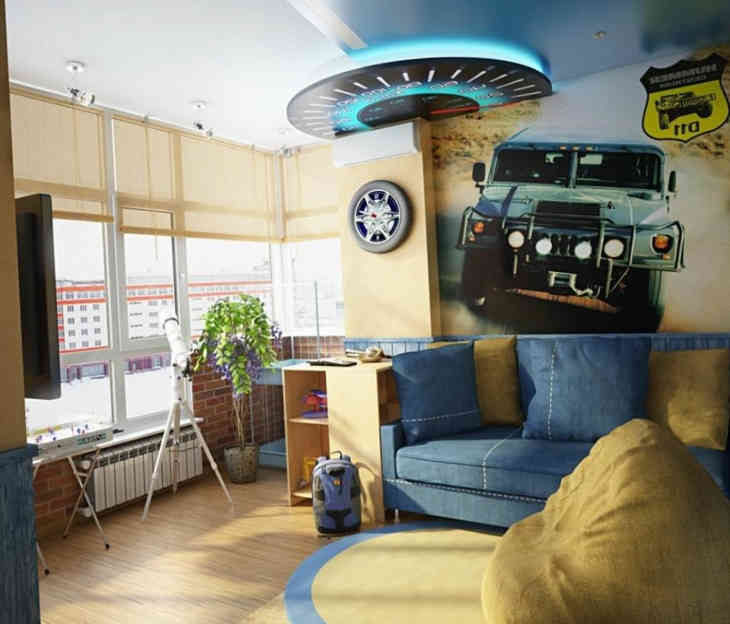 Tervezési lehetőségek egy fiú gyermek hálószobájához