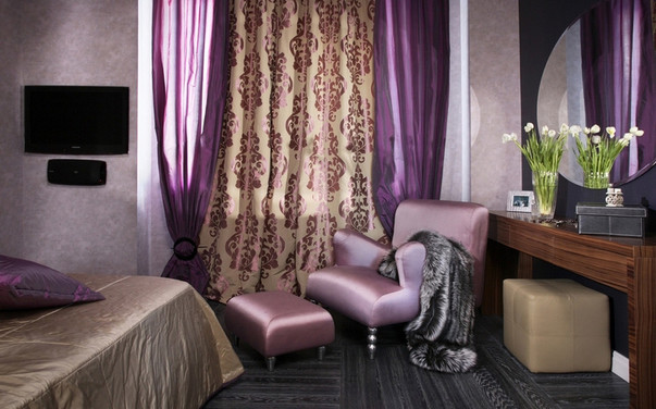 Ablak dekoráció a hálószobában