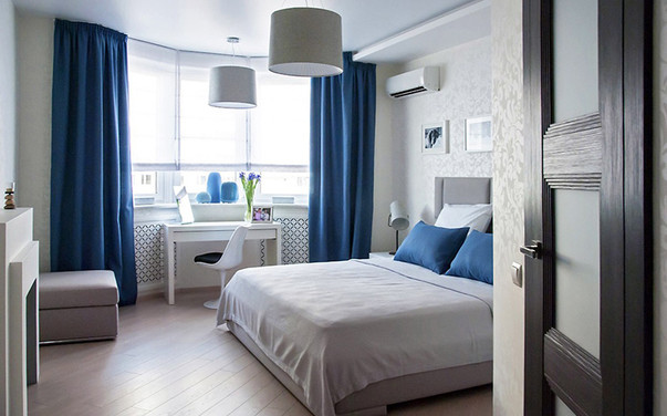 Ablak dekoráció a hálószobában