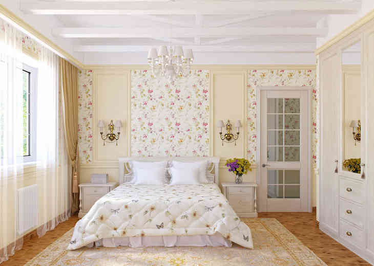 Provence stílusú hálószobák